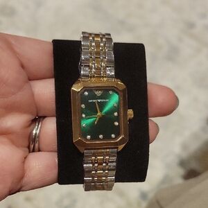 Emporio Armani Two Tone Women's Wristwatch